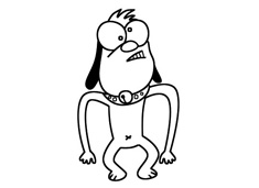 菜包狗簡筆畫圖片