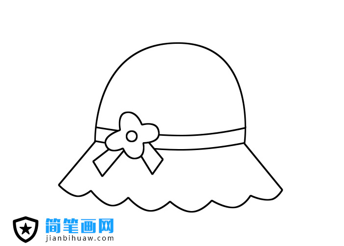 帽子簡筆畫步驟方法