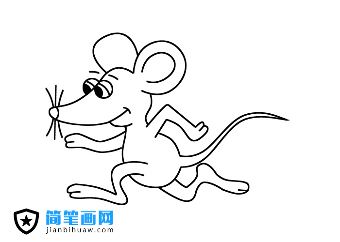 小老鼠簡筆畫圖片